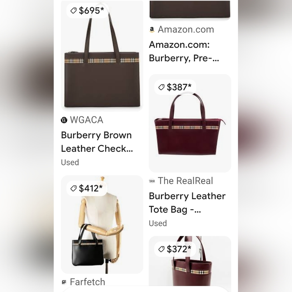 Burberry Authentic Leather Bag - Picture 8 of 15